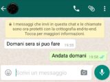 messaggi WhatsApp